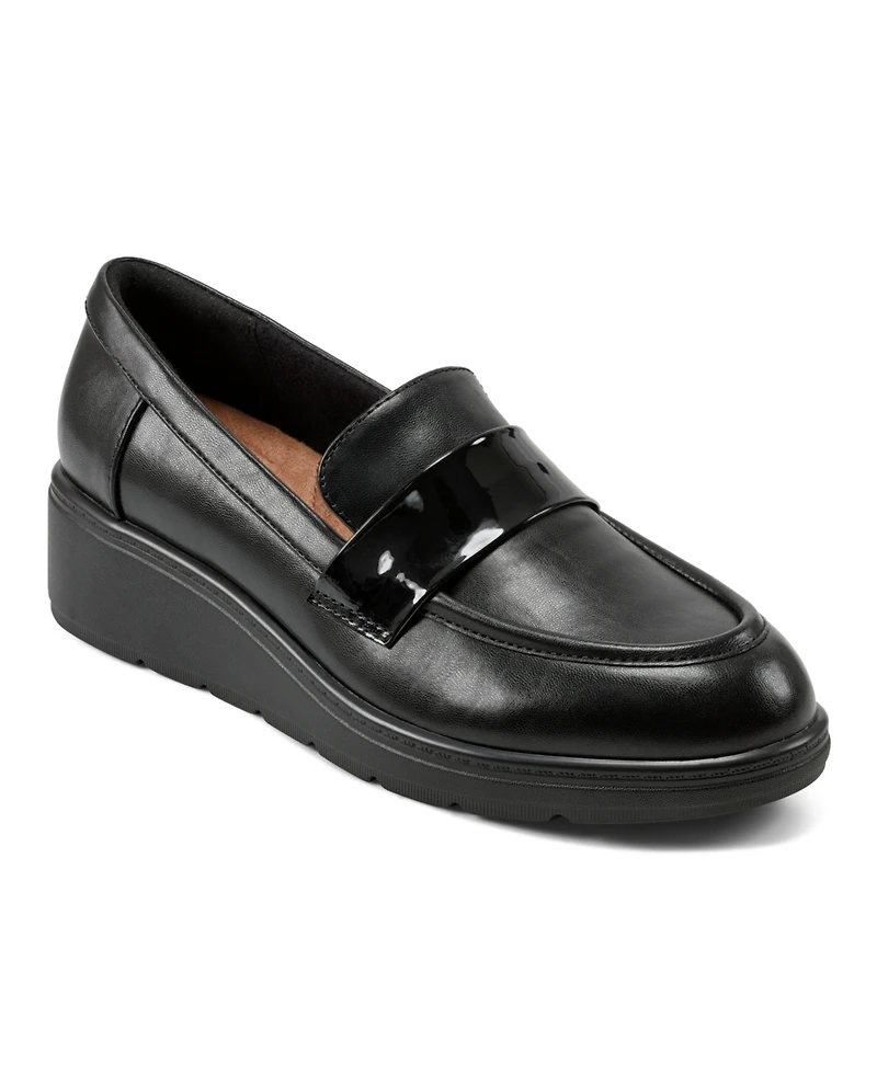Easy Spirit Women's Tahlia Slip-On Wedge Loafers