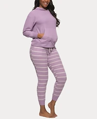 Felina Women's Jolie Pullover Hoodie and Jogger Lounge Set