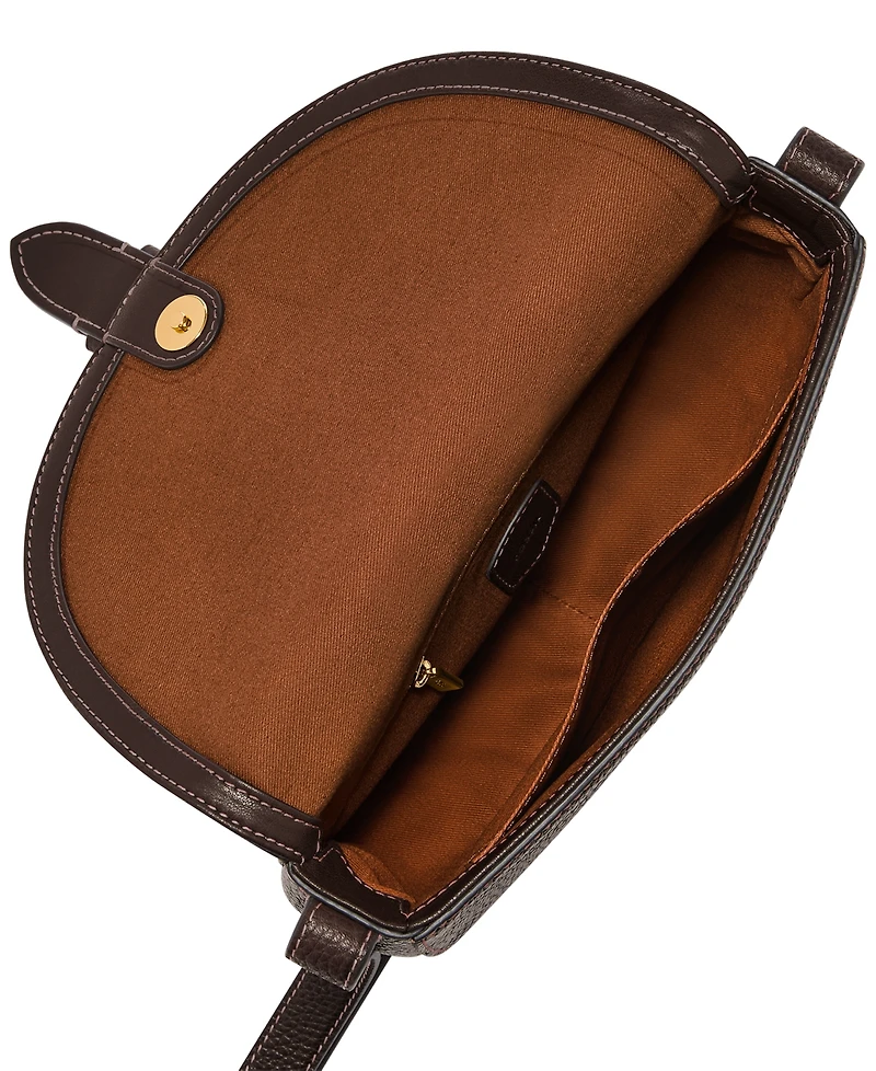Fossil Everleigh Leather Small Flap Crossbody Bag
