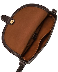 Fossil Everleigh Leather Small Flap Crossbody Bag