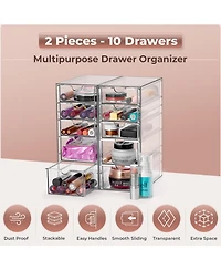 Sorbus Drawers Acrylic Organizer for Makeup, Organization and Storage, Art Supplies, Jewelry, Stationary