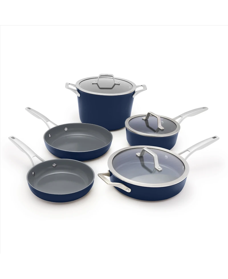 Calphalon Premier Ceramic Nonstick 8-Piece Cookware Set