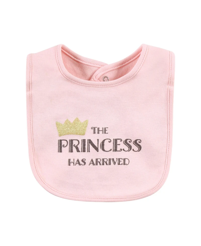 Hudson Baby Girls Absorbent Cotton Feeding Guards