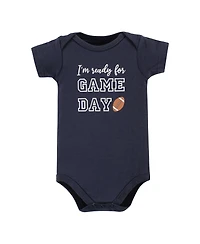 Hudson Baby Boys Multipack of 5 Comfortable Cotton Bodysuits