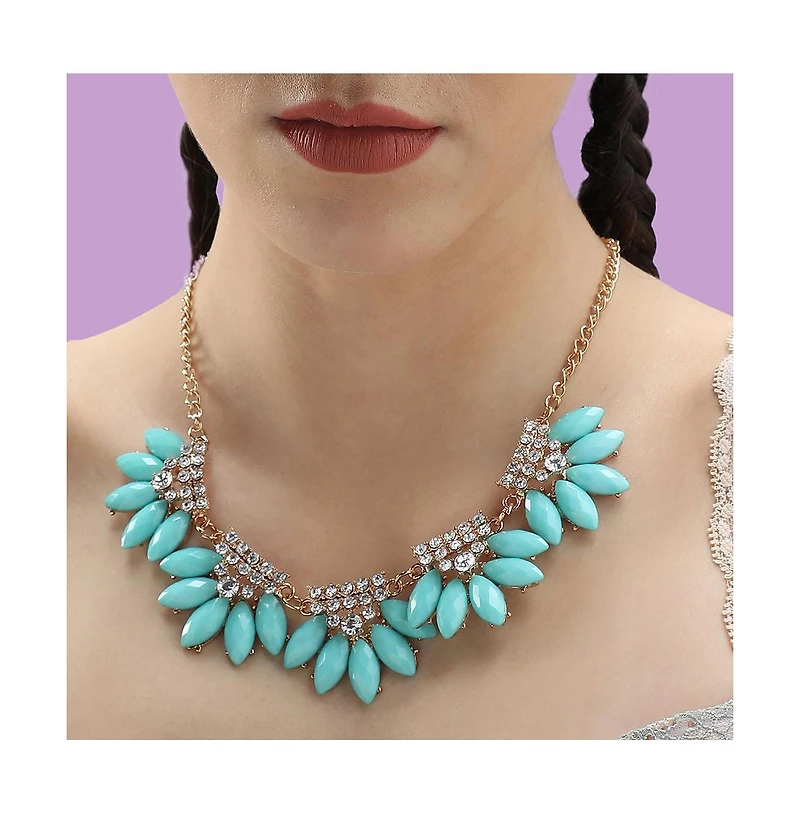 Sohi Women's Flora Statement Necklace