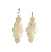 Sohi Women's Rhombus Drop Earrings