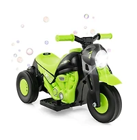 6V Kids Electric Ride on Motorcycle with Bubble Maker and Music