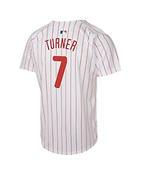 Nike Big Boys and Girls Trea Turner White Philadelphia Phillies Home Game Player Jersey