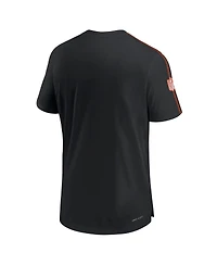 Nike Men's Black Cincinnati Bengals 2024 Sideline Coach Uv Performance T-Shirt