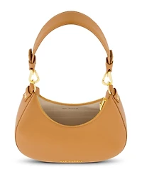 Gold Plated Hardware Grain Leather Hobo Bag