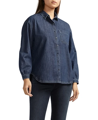 Jag Women's Relaxed Button-Down Shirt