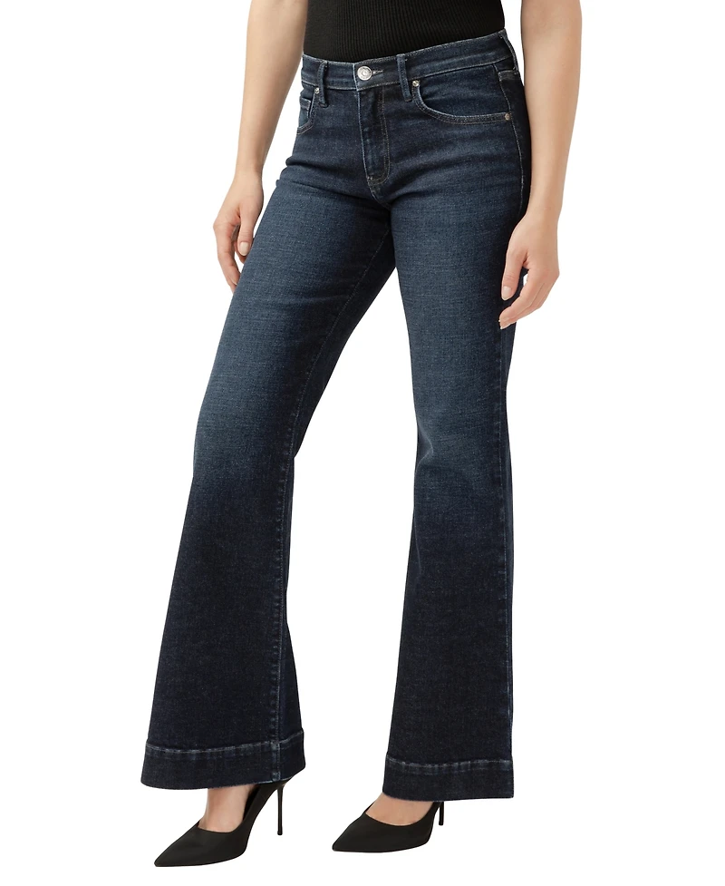 Jag Women's Kait Mid Rise Flare Leg Jeans