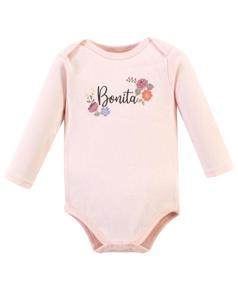Hudson Baby Girls Long Sleeve Bodysuit, Pants and Shoe
