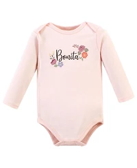 Hudson Baby Girls Long Sleeve Bodysuit, Pants and Shoe