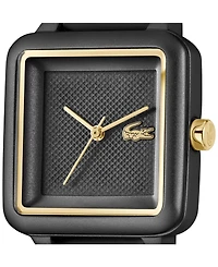 Lacoste Women's Lacoste 12.12 Flow Black Silicone Strap Watch 26mm