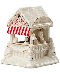 Lenox Mistletoe Village Skate Rink Lit Figurine, Exclusively at Macy's