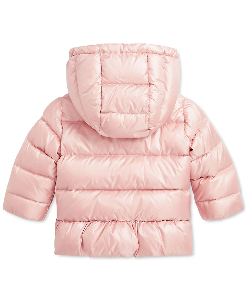 Polo Ralph Lauren Baby Metallic Peplum Bomber Coat
