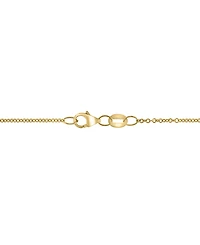Effy Diamond Round and Baguette Crossover 18" Pendant Necklace (3/4 ct. t.w.) in 14k Gold