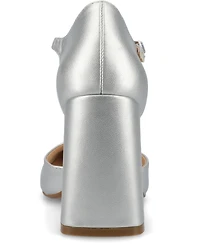 Journee Collection Women's Hesster Block Heel Ankle Strap Pumps