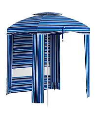 Cabana Coverage Compact Beach Umbrella for Shade and Protection