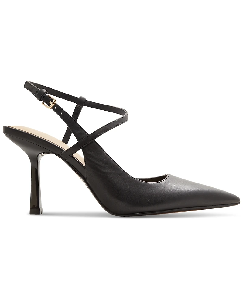 Aldo Women's Brunette Strappy Pointed-Toe Dress Heels