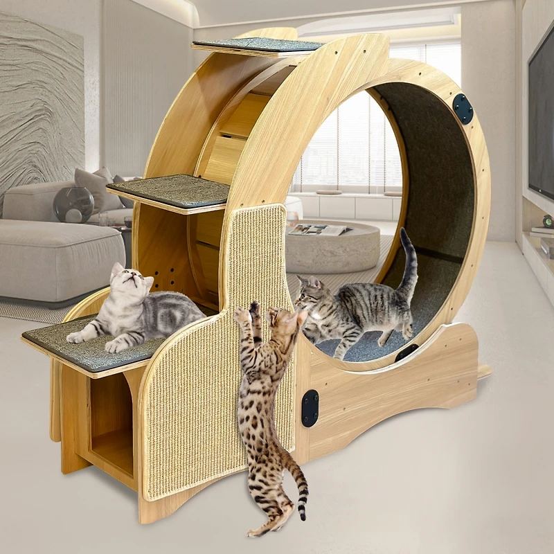 Streamdale 5-in-1 Cat Haven Play, Scratch, Climb, Rest