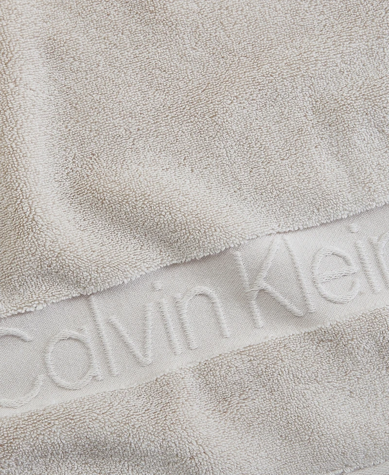 Calvin Klein Iconic Cotton Terry 3 Piece Bath Towel Set