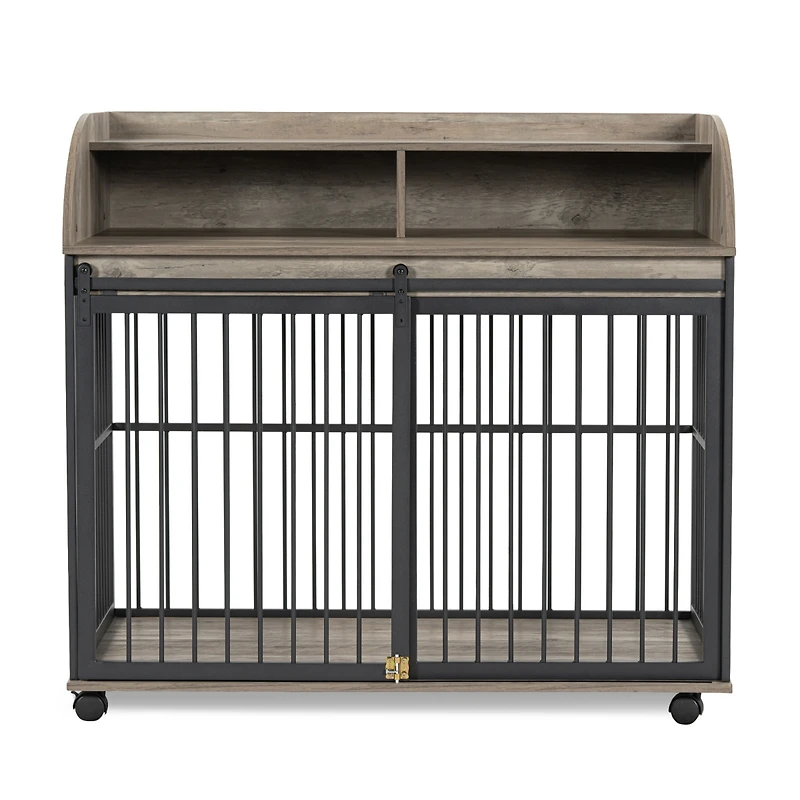 Streamdale Chic Dog House Furniture-Style Crate with Storage
