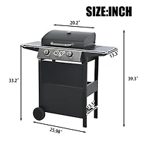 Streamdale 3-Burner Stainless Steel Propane Gas Grill