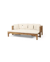 Escape Outdoors with Our Versatile Acacia Wood Daybed