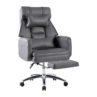 Streamdale Ergonomic Swivel Chair with Lumbar Support and Footrest