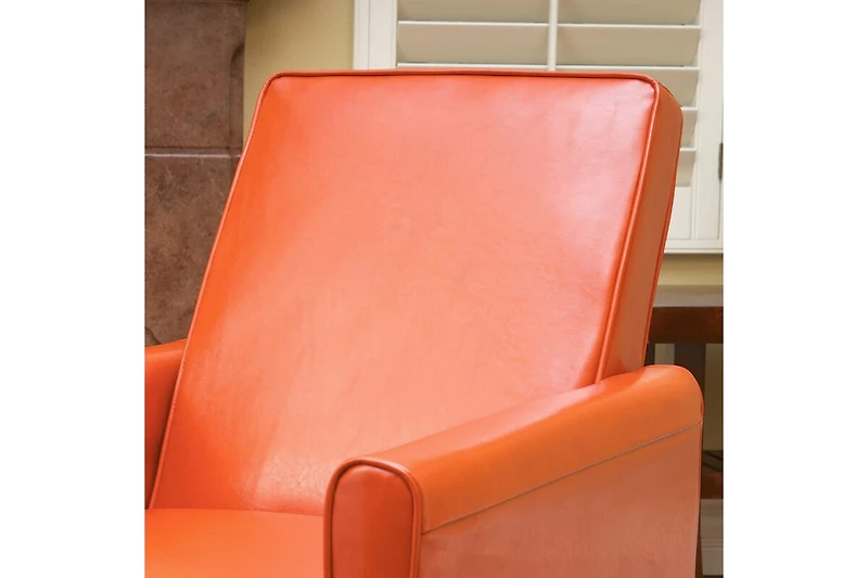 Streamdale Sophisticated Push Back Accent Chair in Dark Grey