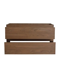 Streamdale 36" Wood Grain Wall-Mounted Bathroom Vanity Cabinet