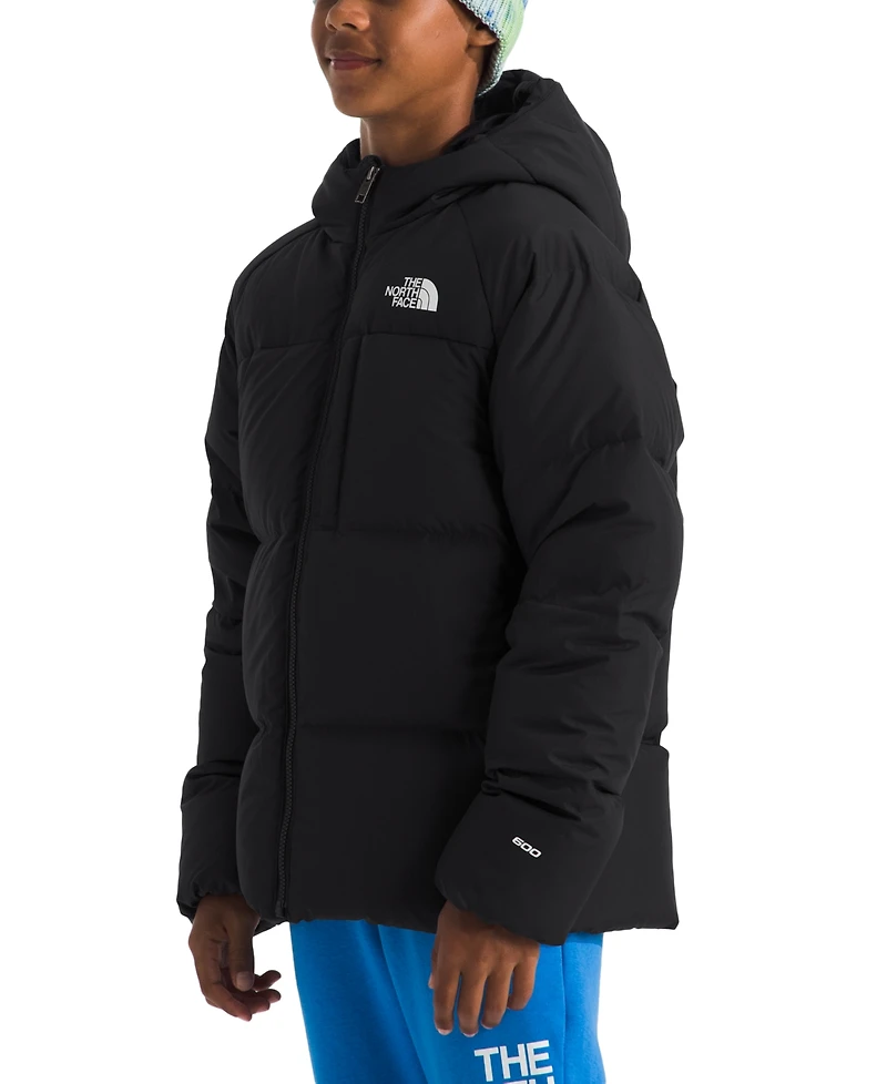 The North Face Big Boys Quilted Full-Zip Hooded Down Jacket