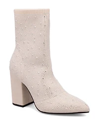 Mia Women's Magdalena Knit Sock Dress Booties