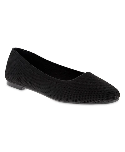 Mia Women's Brendy Knit Ballet Flats