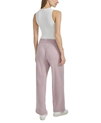 Marc New York Women's Ribbed Flared Pull-On Pants