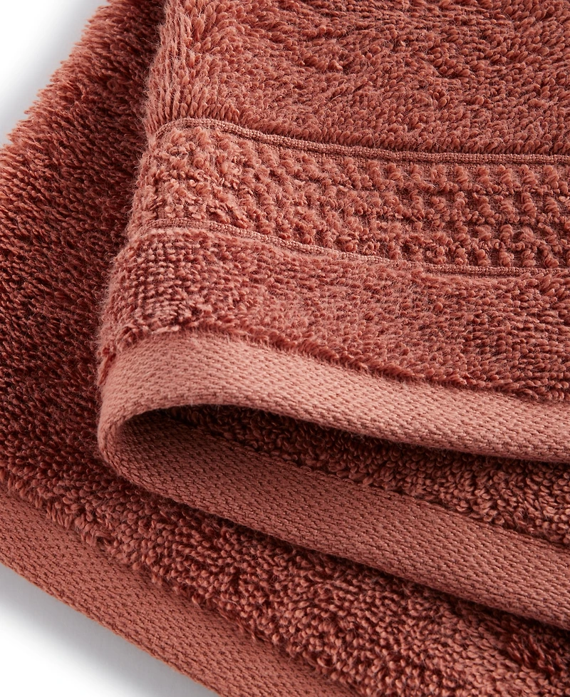 Oake Organic Cotton 4-Pk. Washcloth, Exclusively at Macy's