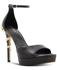 Aldo Women's Medusa Two-Piece Snake Stiletto Sandals