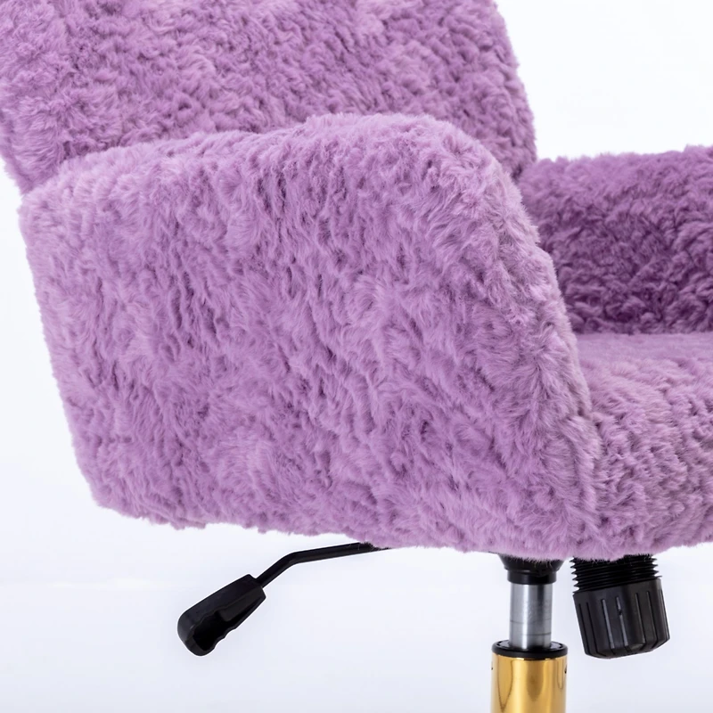Simplie Fun Cozy Artificial Alpaca Wool Recliner with Adjustable Support