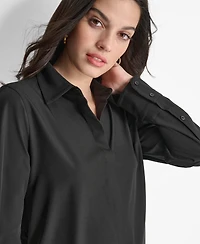 Dkny Women's Button-Front Blouse