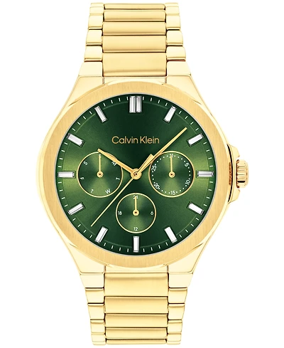 Calvin Klein Women's Vibrancy Gold-Tone Stainless Steel Bracelet Watch 38mm