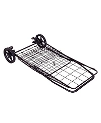 Folding Shopping Cart Jumbo Basket Grocery Laundry Travel w/ Swivel Wheels