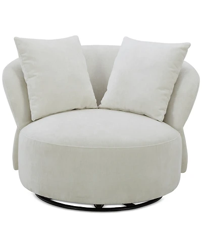 Ordesh Fabric Swivel Chair, Created for Macy's