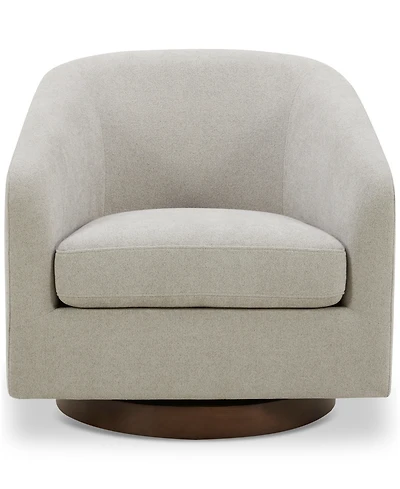 Solvie Fabric Swivel Chair, Created for Macy's