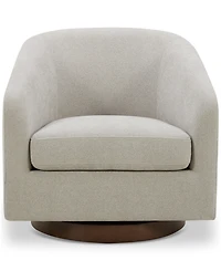 Solvie Fabric Swivel Chair, Created for Macy's