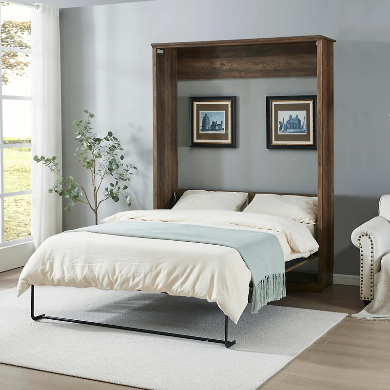 Streamdale Queen Murphy Wall Bed Space-Saving, Stylish, and Convenient