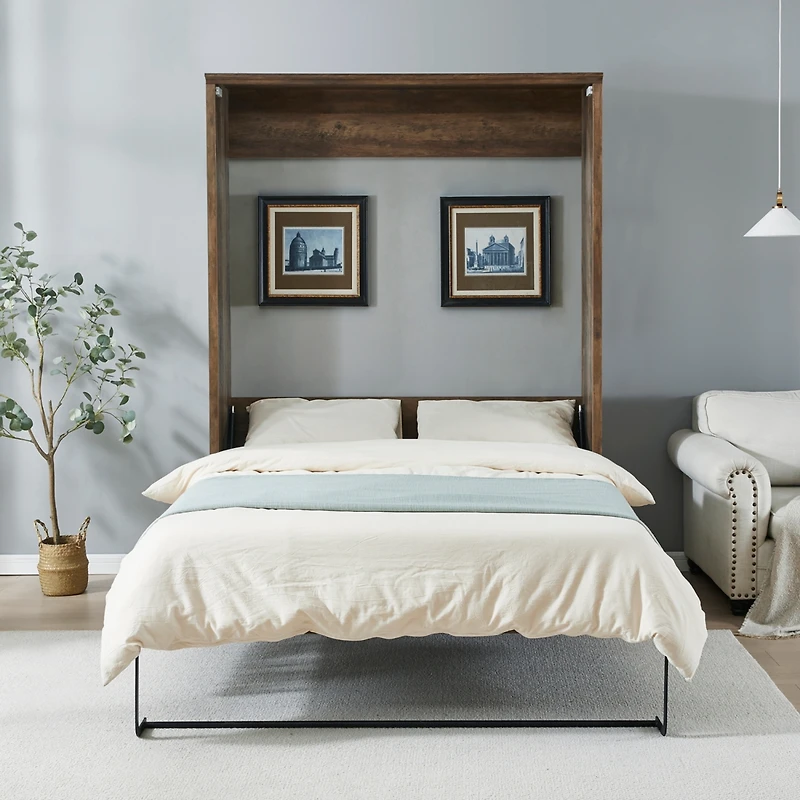 Streamdale Queen Murphy Wall Bed Space-Saving, Stylish, and Convenient