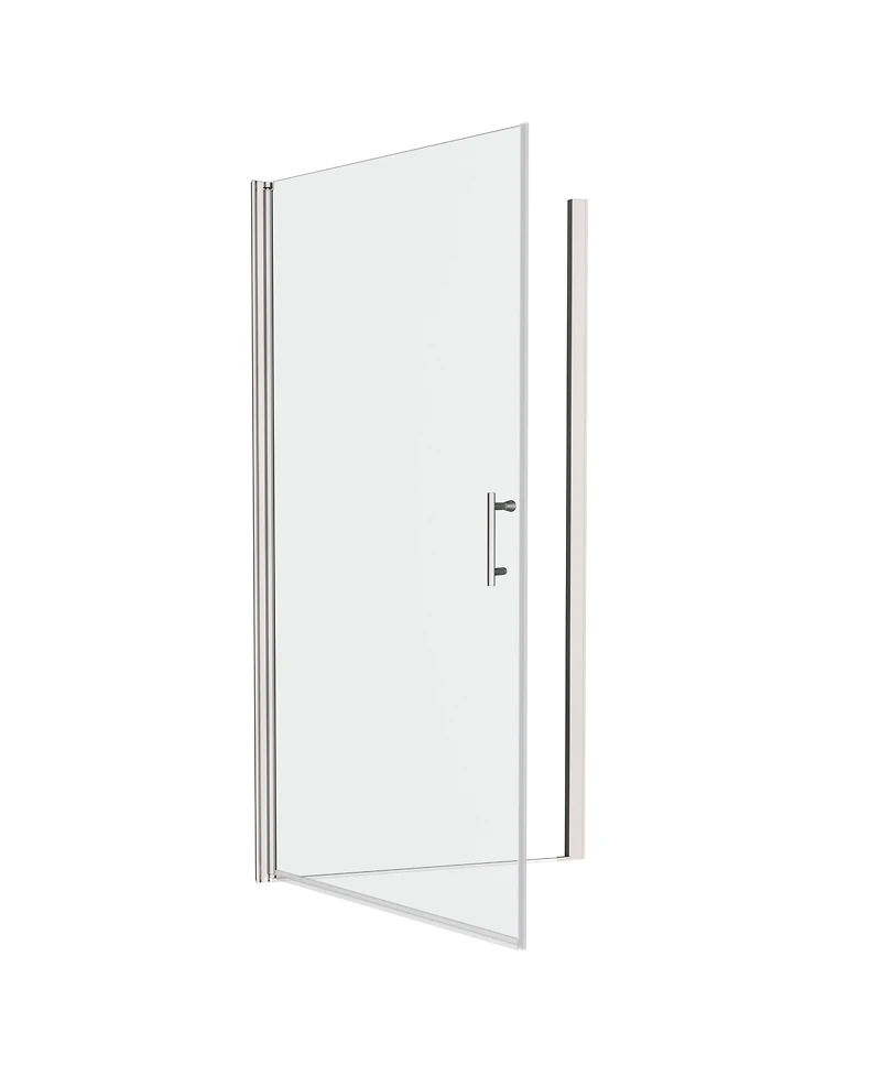 Streamdale 1 3/8" Adjustable Pivot Shower Door with 1/4" Tempered Glass