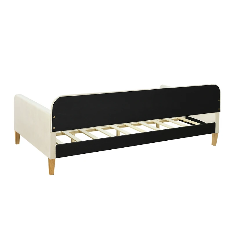Streamdale Twin Size Upholstered Daybed With 4 Support Legs